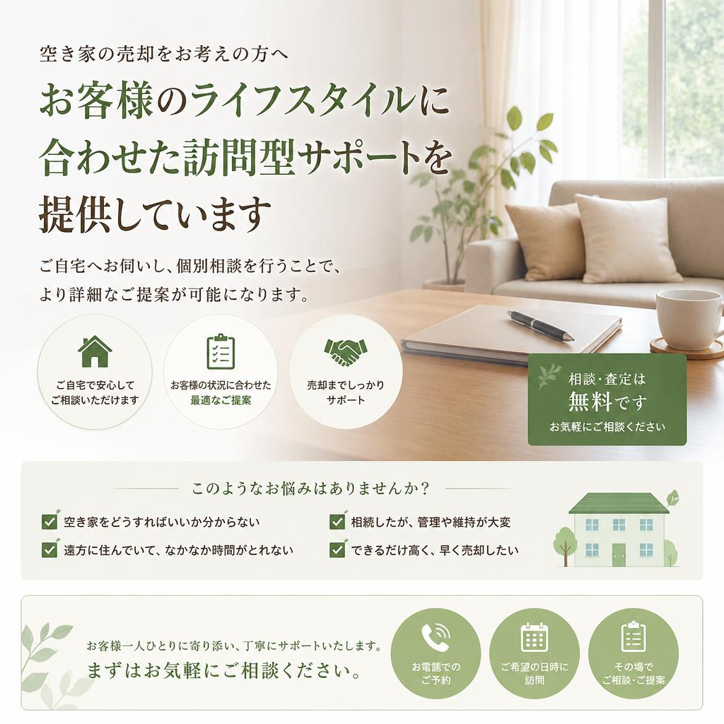 安心の訪問サポート