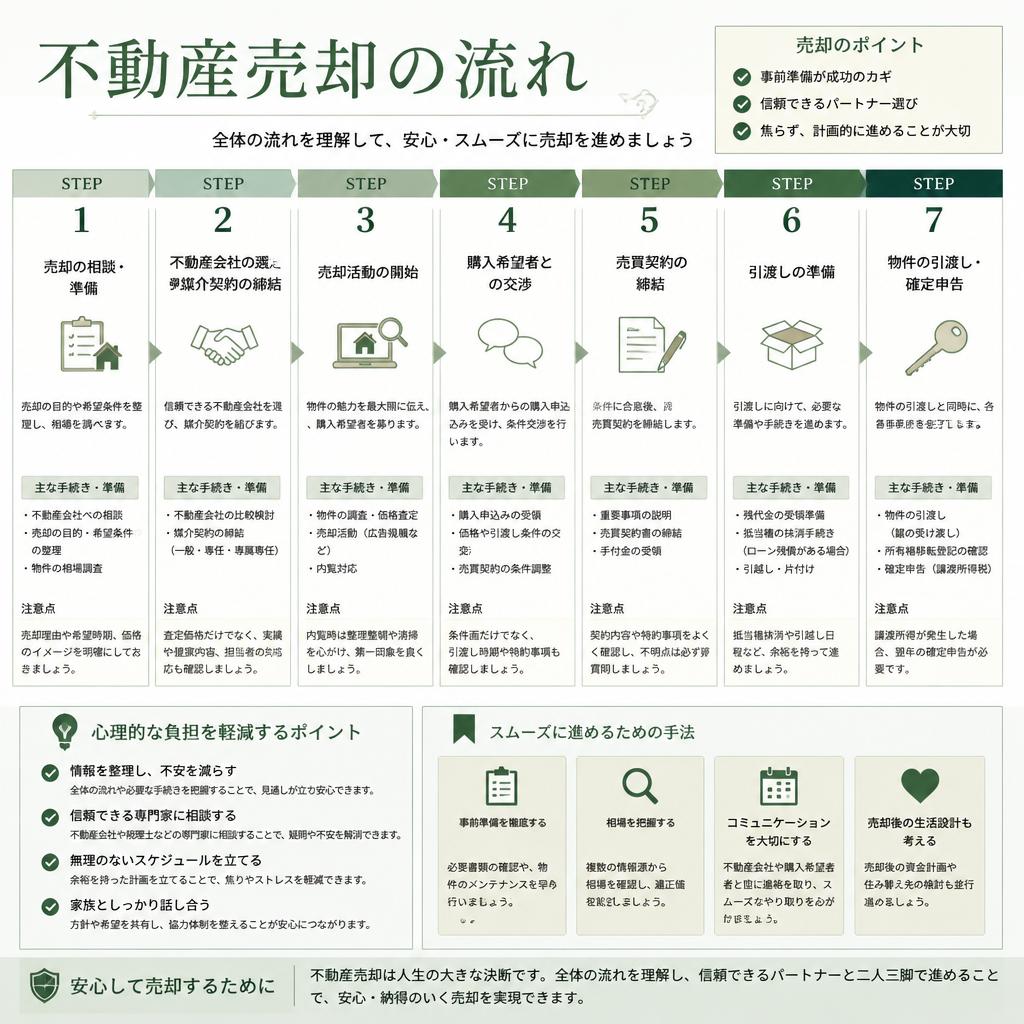 スムーズな売却プロセス