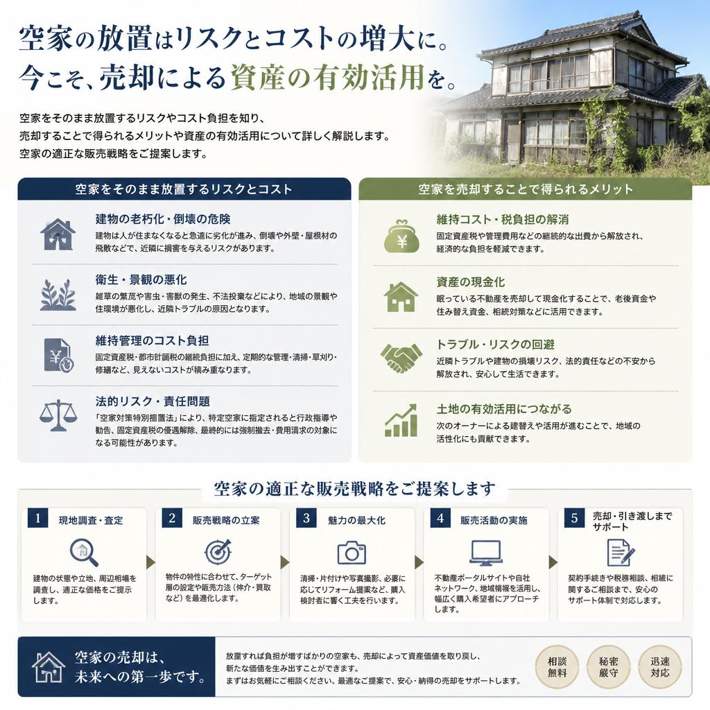 空家売却のメリットとは？
