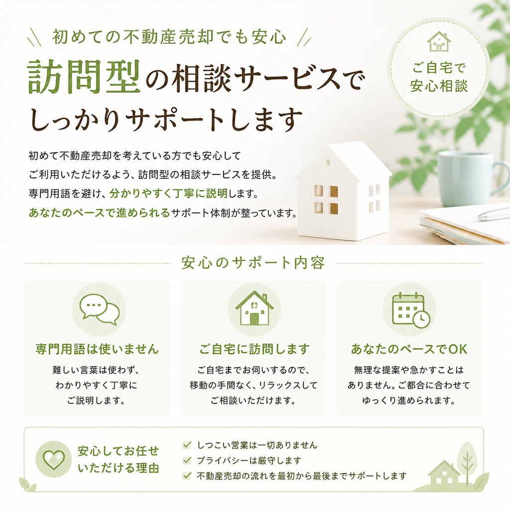 初めての不動産売却でも安心
