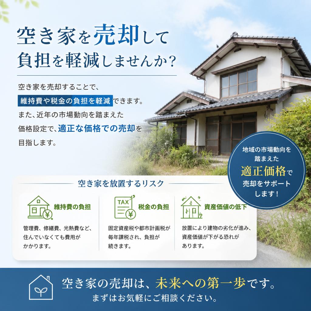 空き家売却のメリットとは？