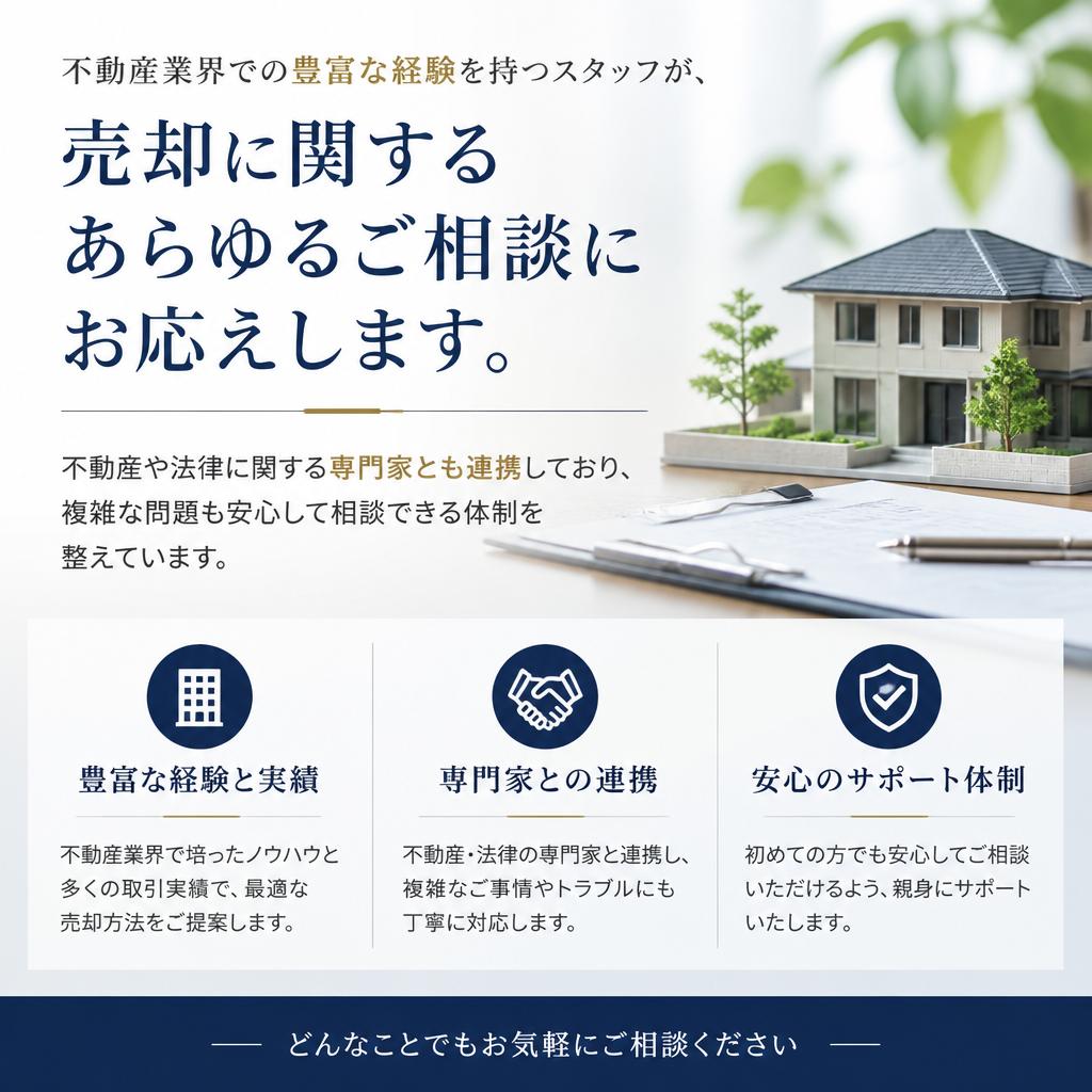 経験豊富な専門家によるサポート