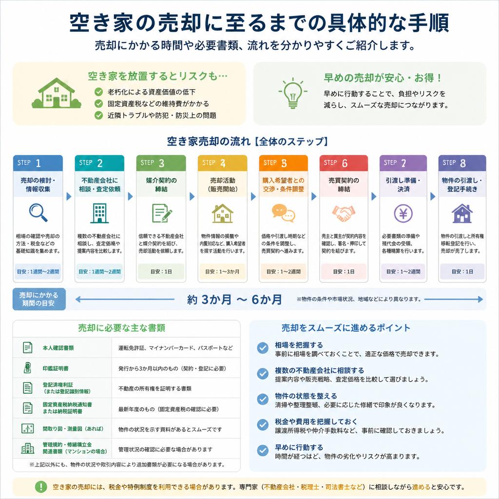 空き家売却のプロセス