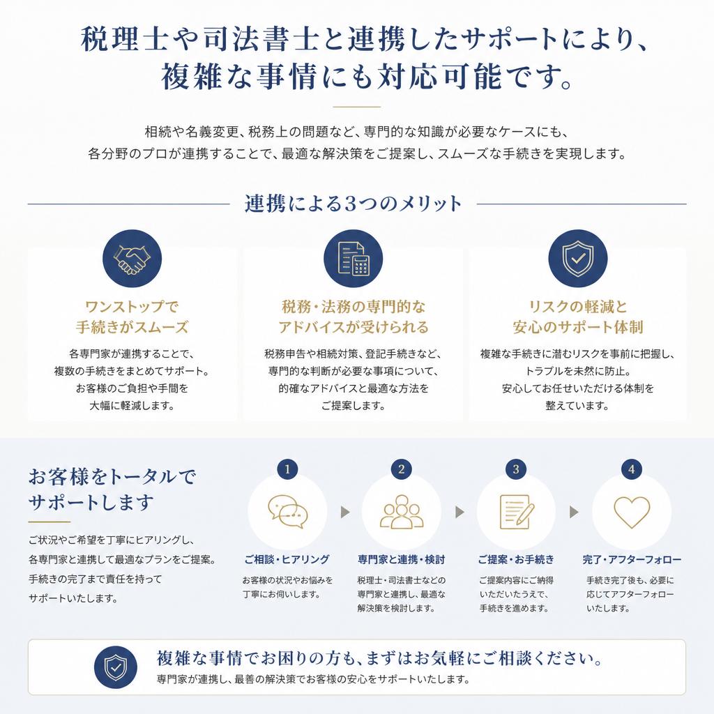 提携専門家との連携のメリット