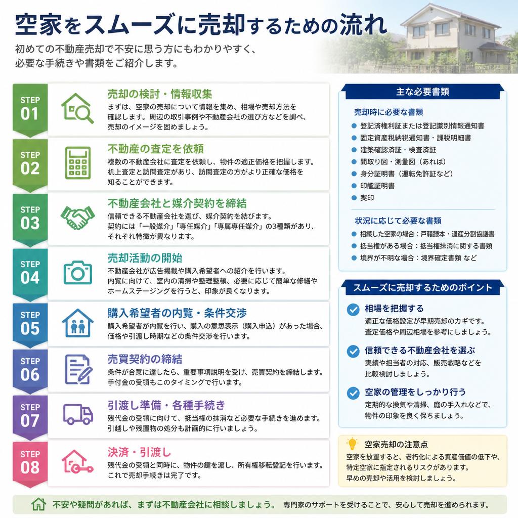 売却プロセスのご案内