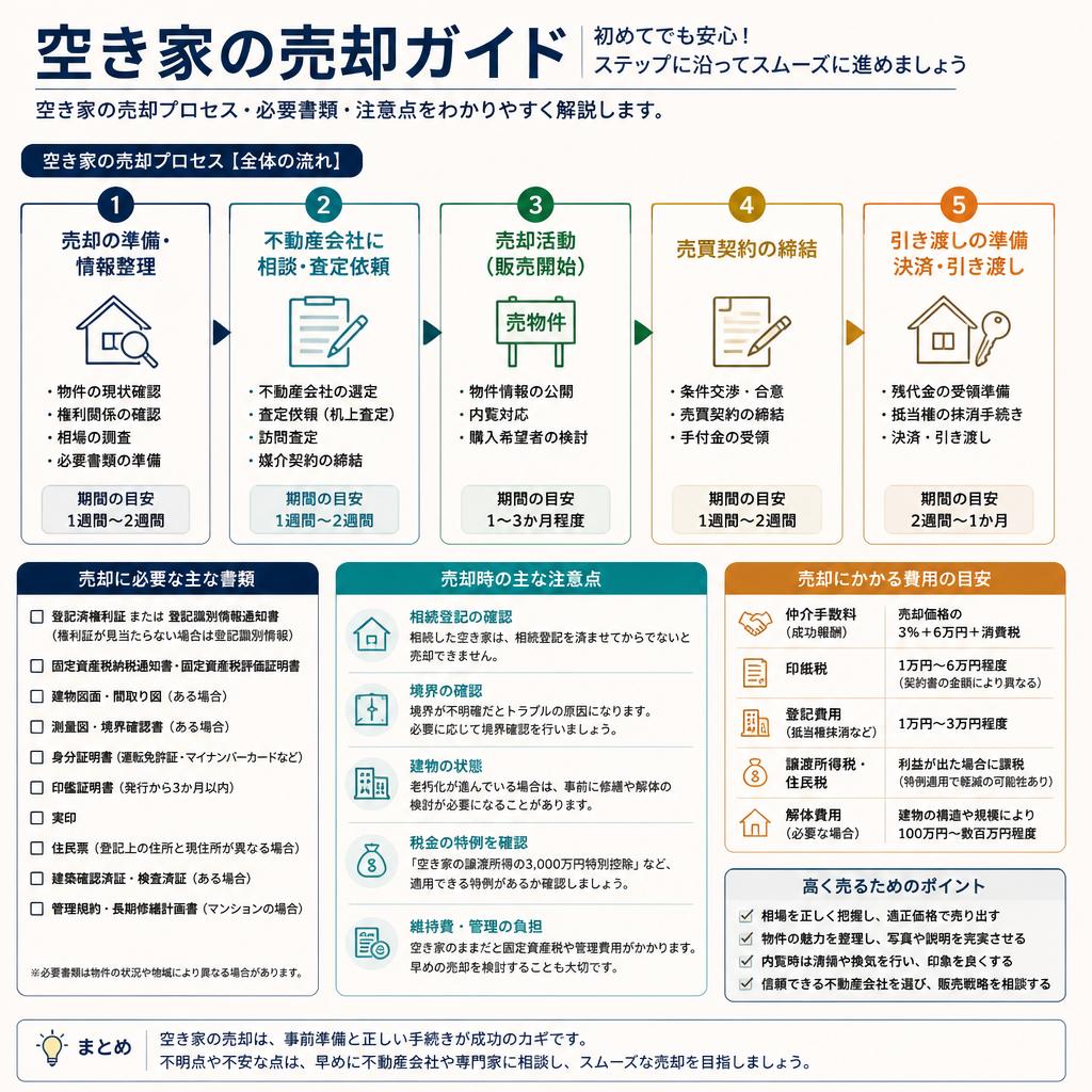空き家の売却方法とは？
