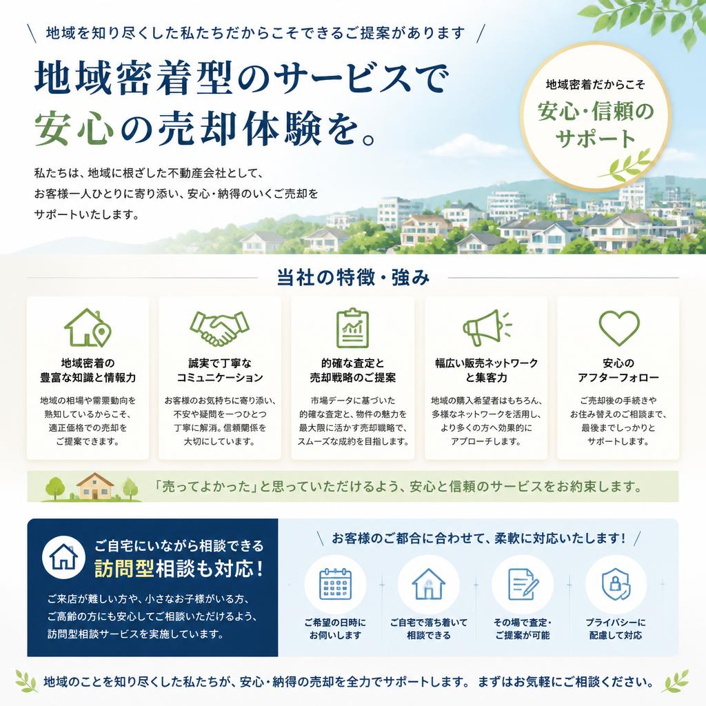 なぜ株式会社ホーム・インヴェストに相談するべきか