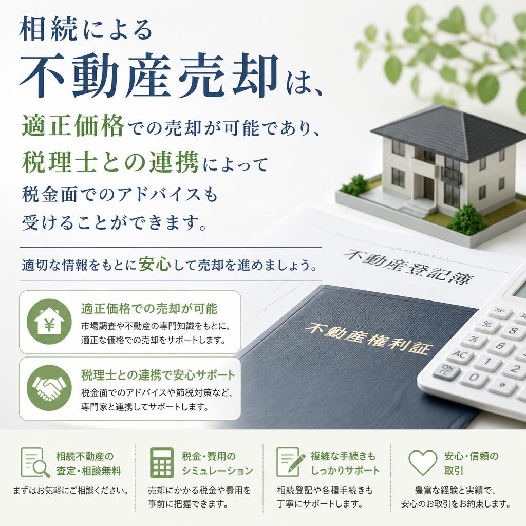 相続による不動産売却のメリット