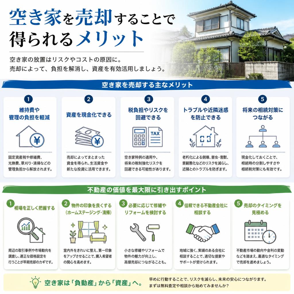 不動産売却のメリット
