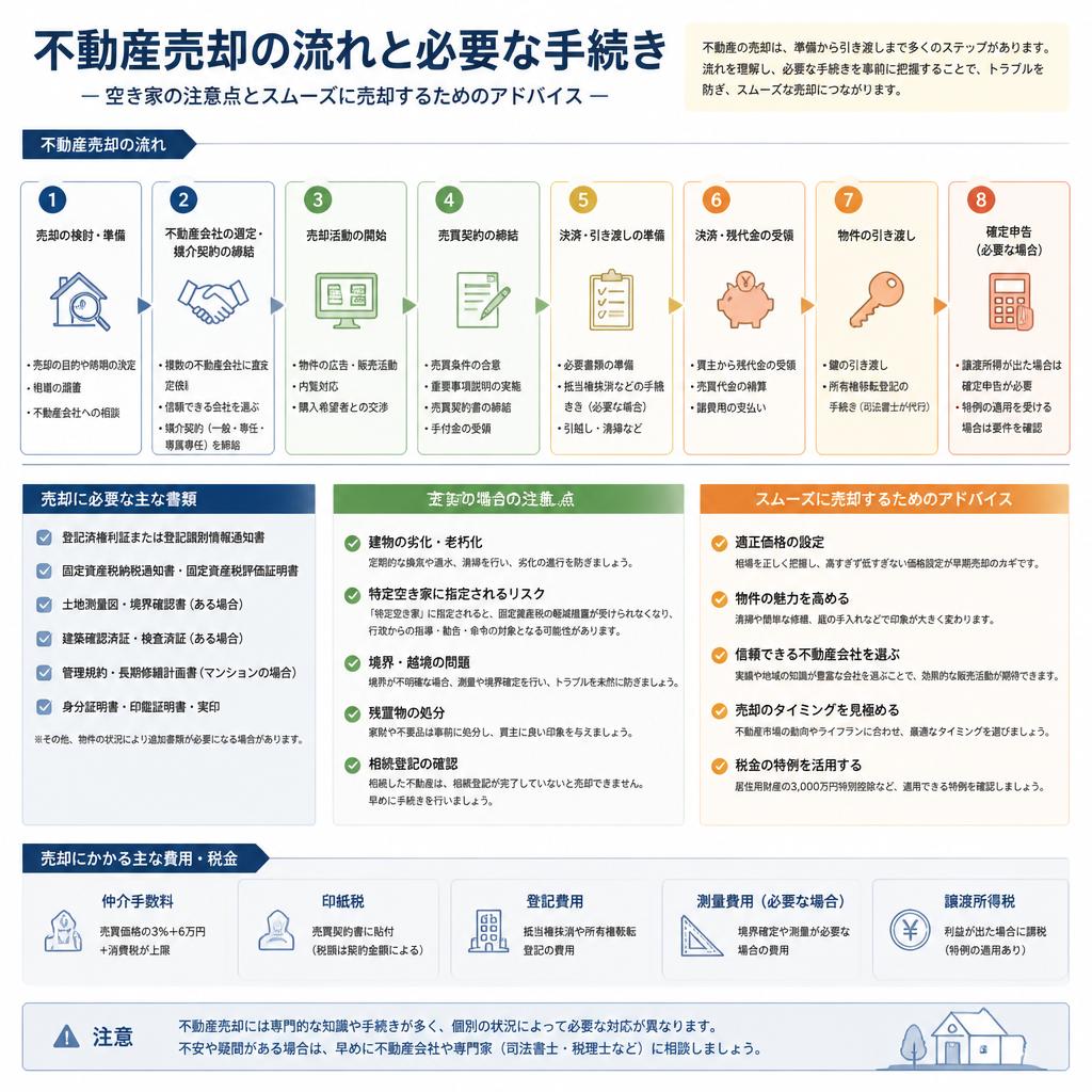 不動産売却のプロセス