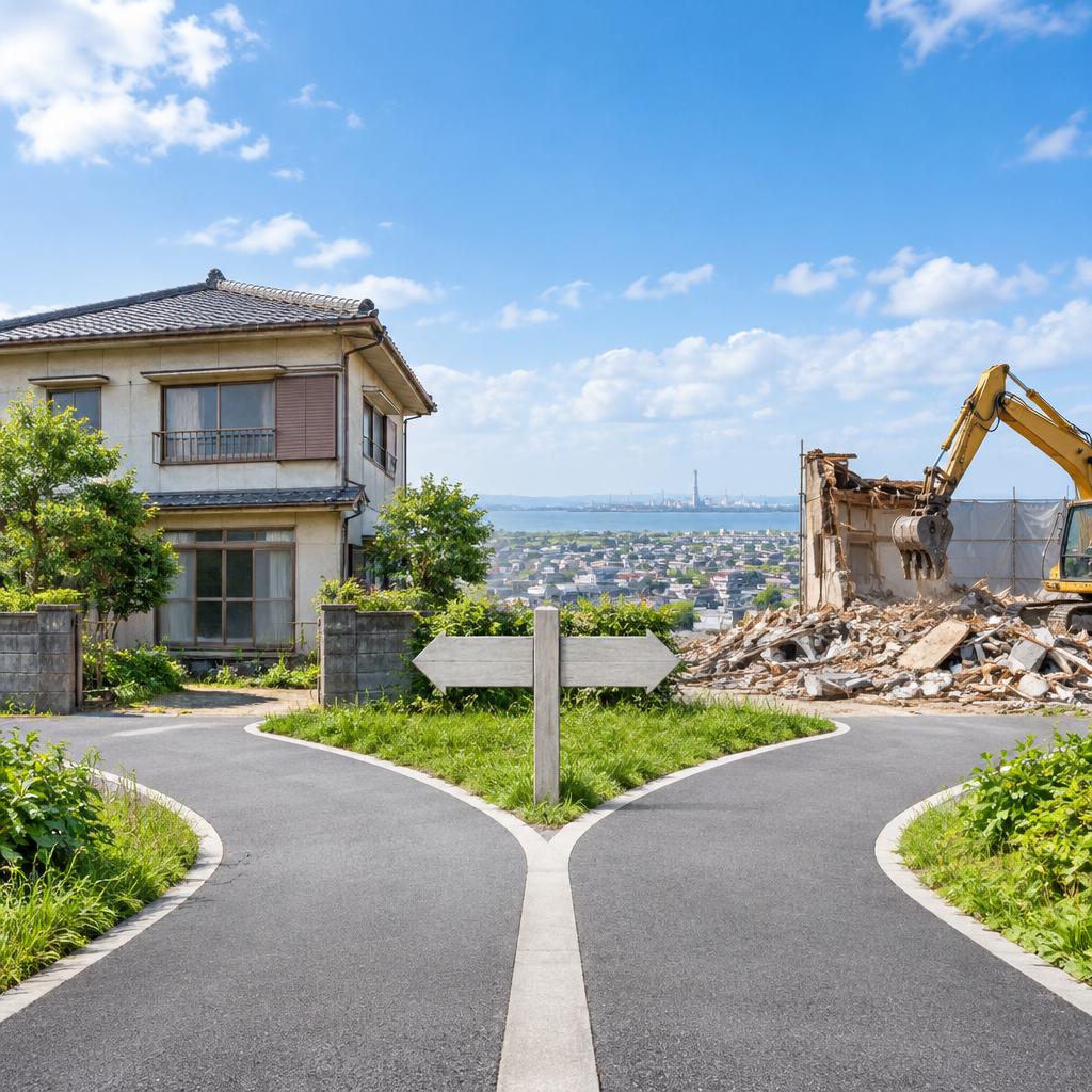 市原市の不動産売却、解体する前にまずご相談を。建物を残す・解体する、それぞれの選択肢を見極め、納得の売却へ。